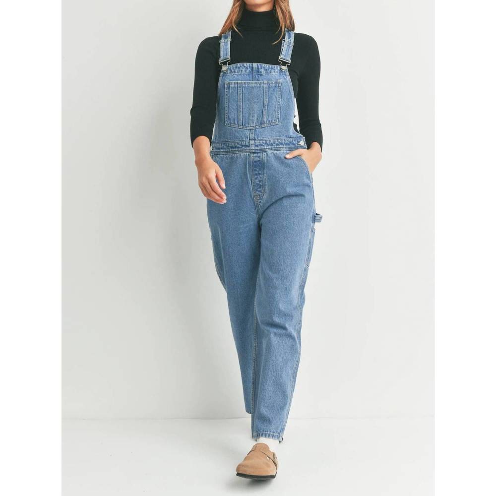 NEW JUST BLACK DENIM vintage long overall in denim